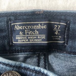 Abercrombie Simone High Rise super skinny jeans